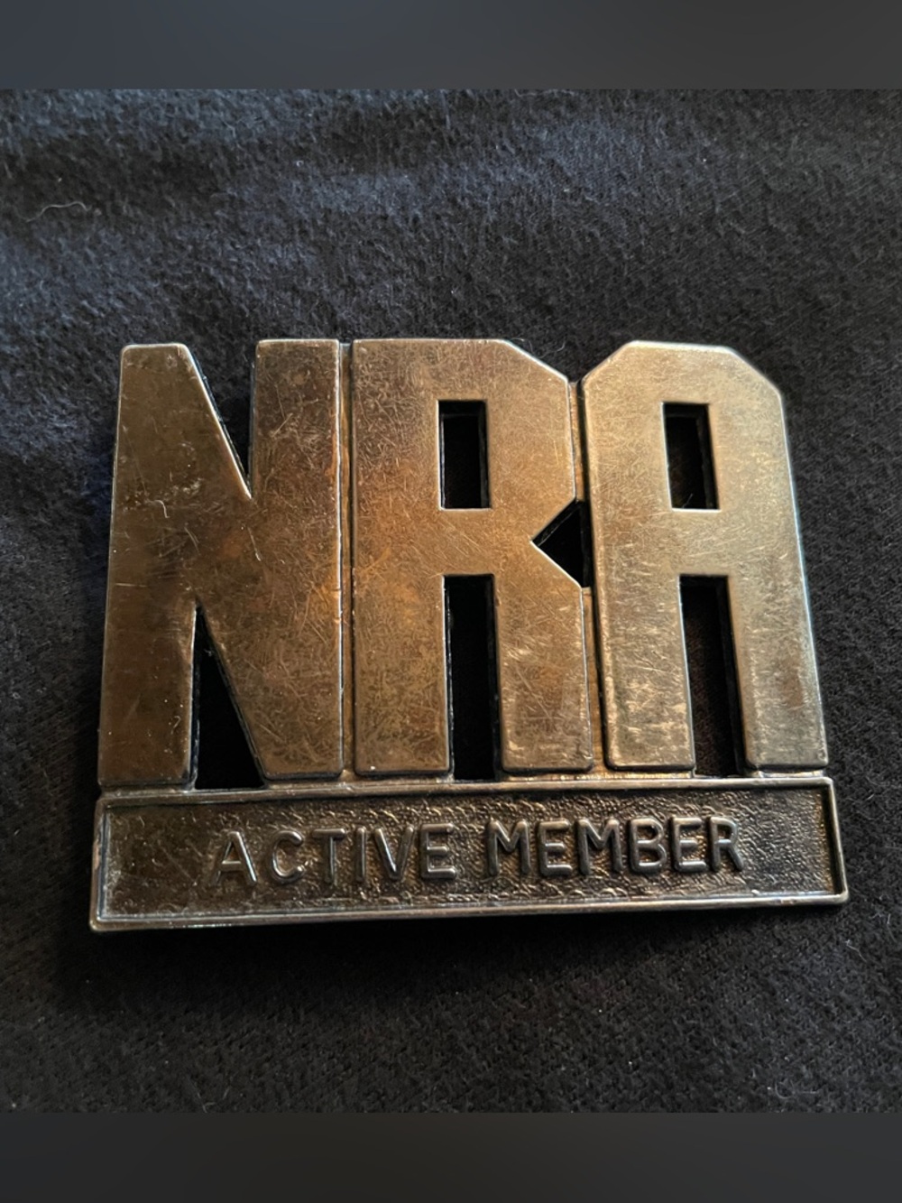 NRA Active Member Belt Buckle